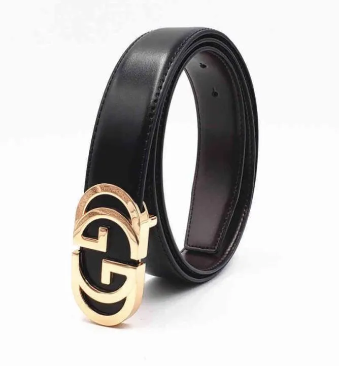 Factory Outlet Luxury Digner Belts for Women Men High Quality Genuine Leather Waist Strap Gold G Buckle Fashion Cow Belt For Jeans9996770