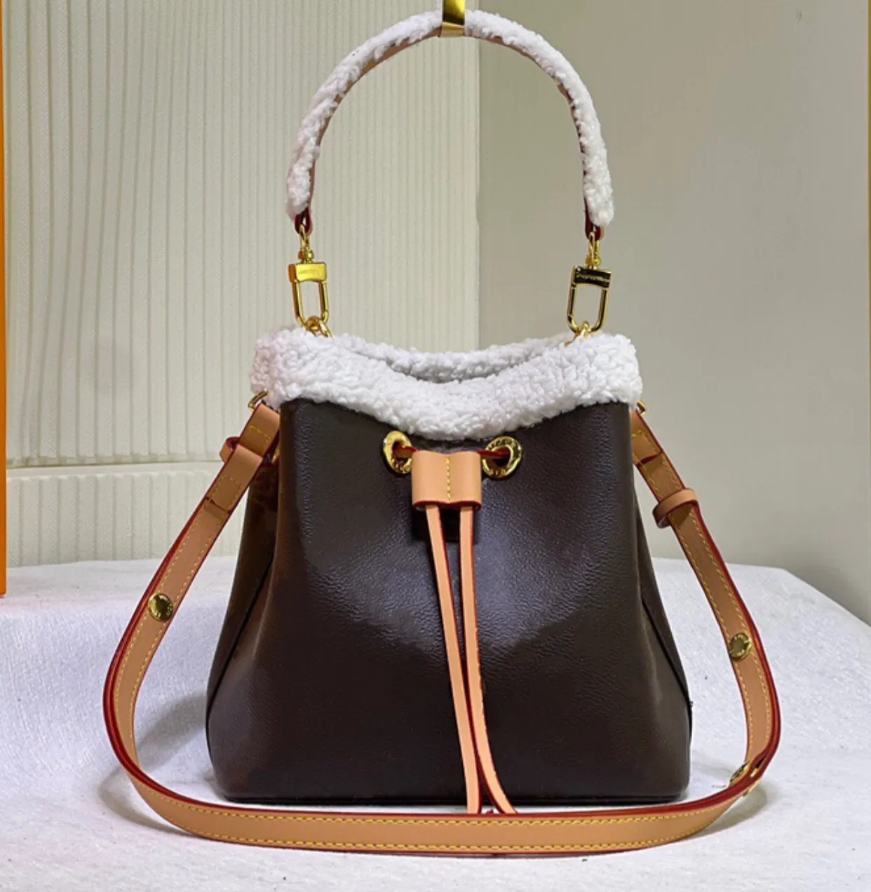 M46319 NeoNoe BB sacs seau femmes mode luxe concepteur peau de mouton sac à bandoulière sac à main sac à bandoulière messager fourre-tout dame classique sac à main quotidien