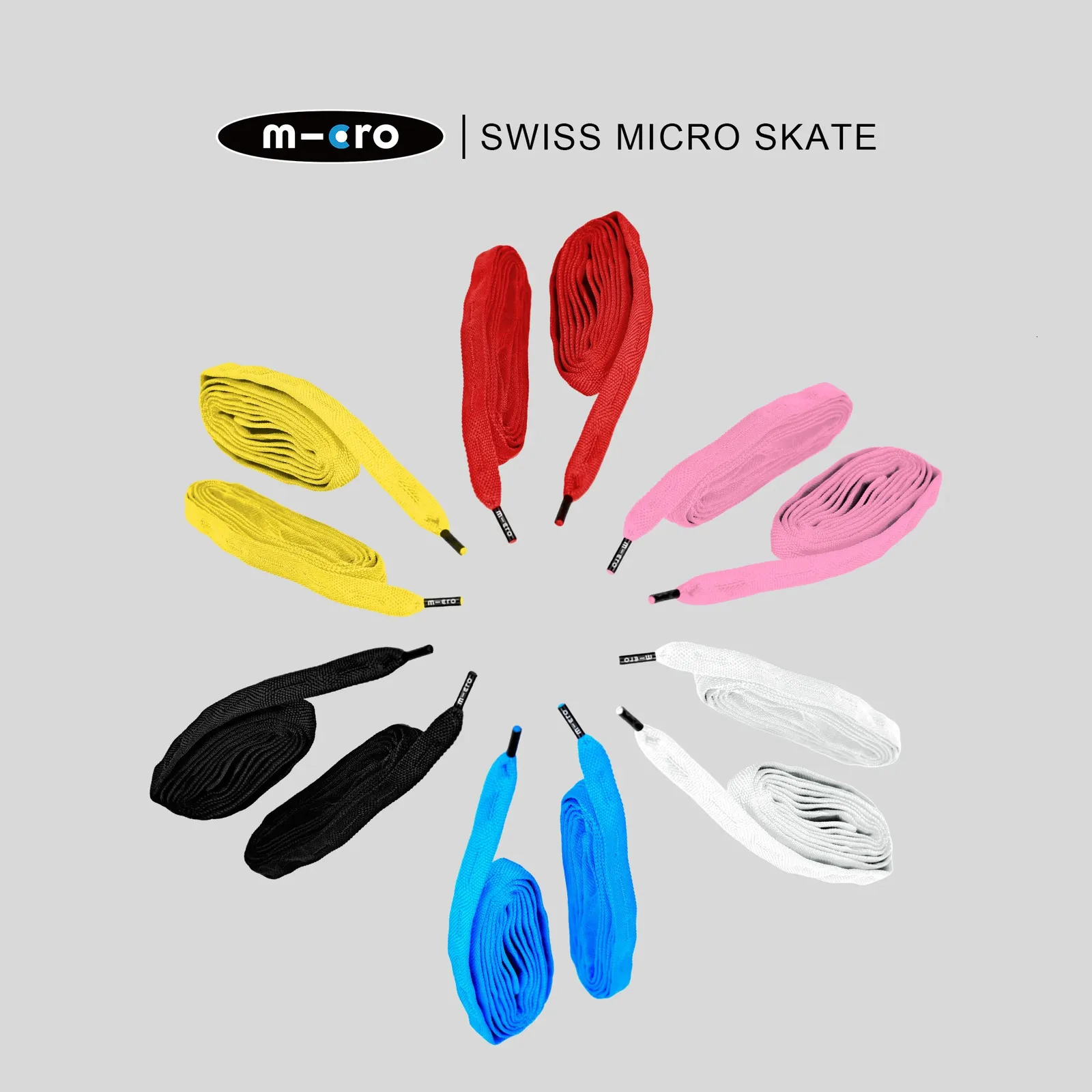 Skate Accessoires MICRO SKATE LACE Slijtvaste 186cm Wax Veters voor Urban/Slalom/Speed/FSK schaatsen Ski Skate Accessoires 231206