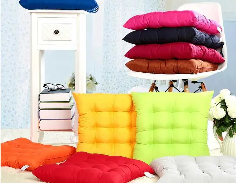 Подушка/декоративные красочные массивные подушечки для сидений с завязками на офисном саду, столовой, кухне, новая подушка для стула, квадратные экологически чистые подушки, домашний текстиль