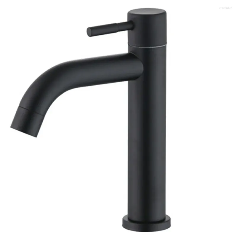 Bathroom Sink Faucets Tap Basin Faucet Black Counter Filter Impurities El Kitchen Parts Single Cold Accessories Durable