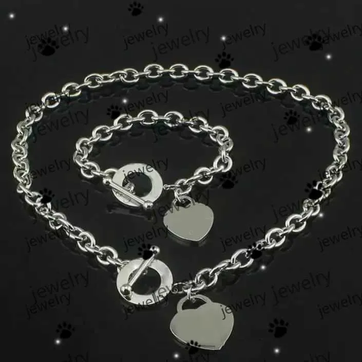 Hartvormige Bangle Ketting Luxe Designer Damesmode Pak Merk Sieraden Armbanden 3-kleur met verpakking TiffanyismWZ9P