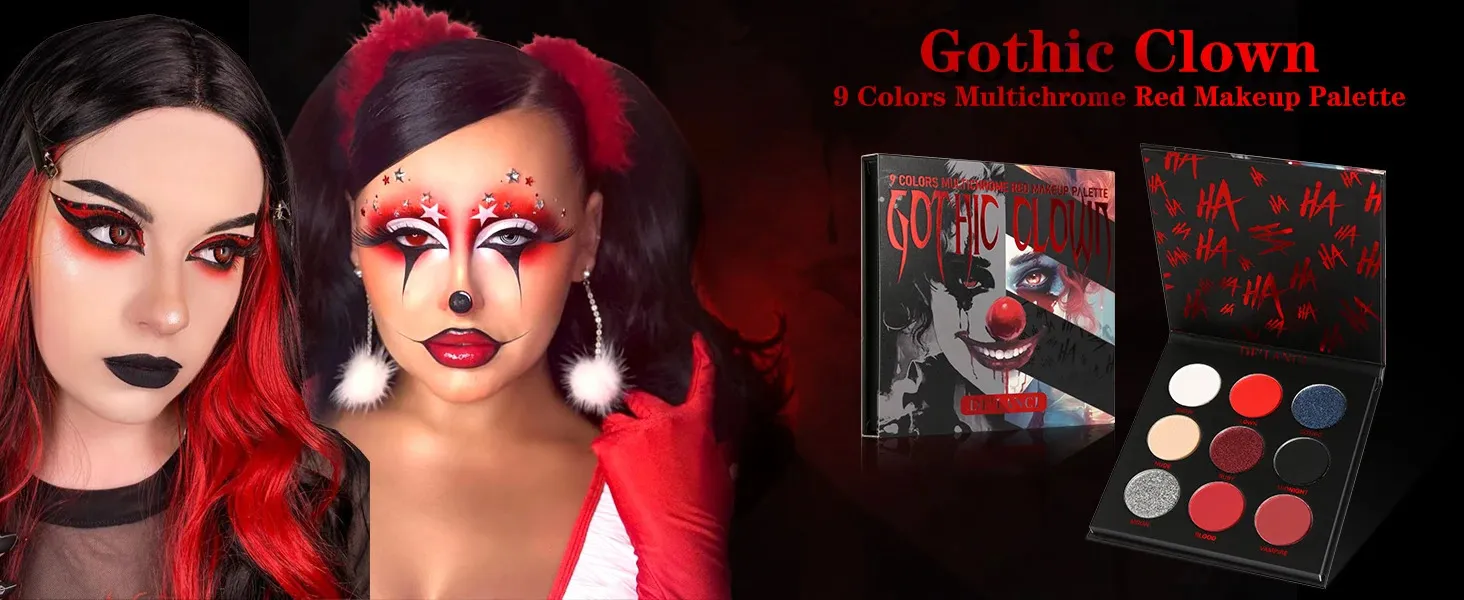 Red and black eyeshadow palette deals