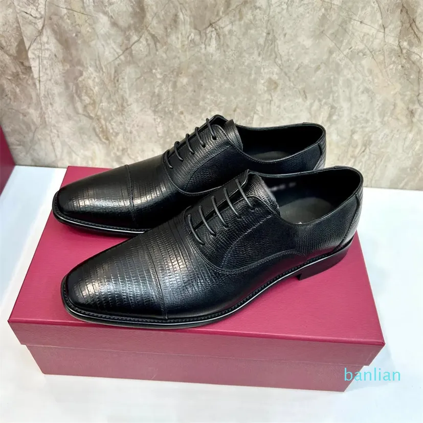 Designer Men's dress shoes Business Leather party wedding dress shoes fashion shoes Foot sense comfortable casual