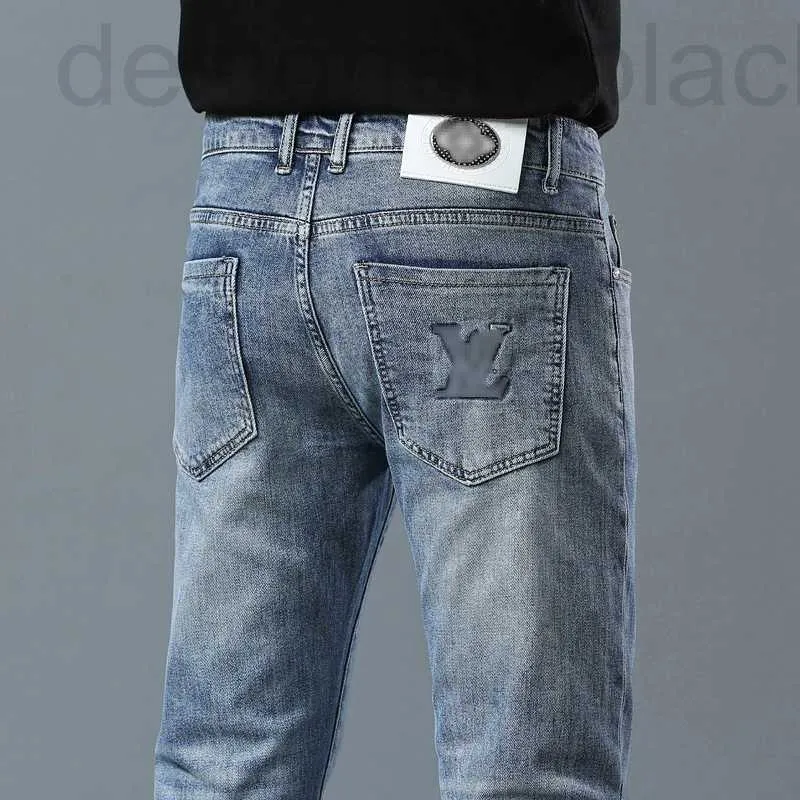 Herenjeans designer jeans Designer Fashion merk geborduurd bedrukt voor heren lente nieuwe trend slank passende broek met kleine pijpen mode KGQO RT3H