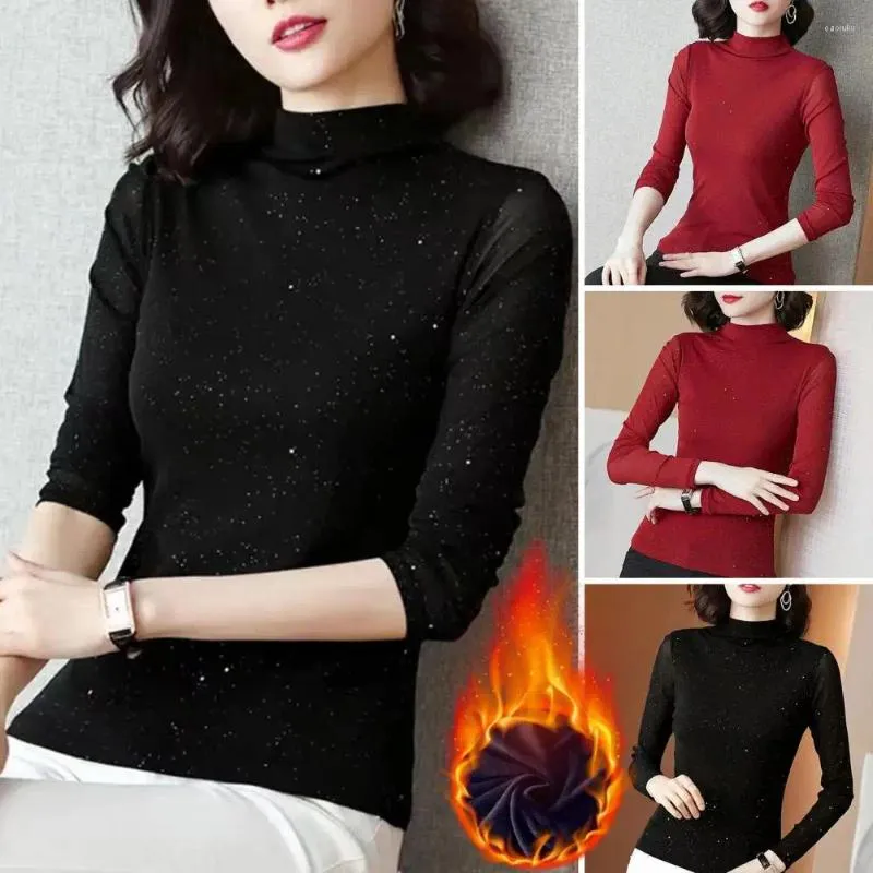 Women's mock turtleneck base cheap layer