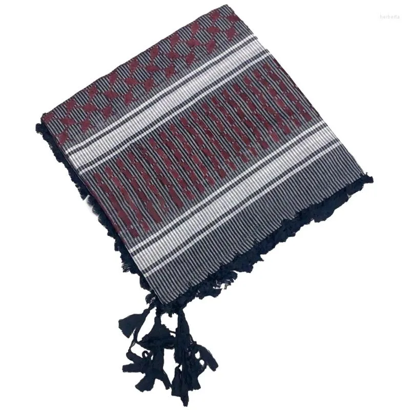 Sjaals Stijlvolle Shemagh Sjaal Zachte Jacquard Arabische Sjaal Voor Mannen Vrouwen Moslims Lichtgewicht Arabische Dubai Headwrap Desert Neckscarf DXAA