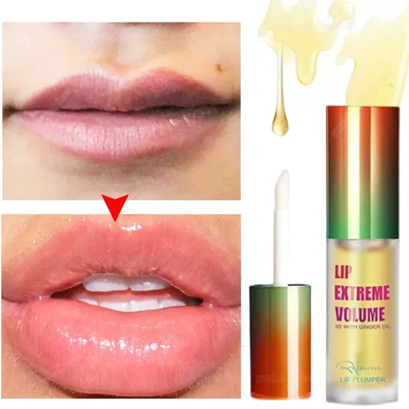 Lip Plumper Soro de Longa Duração Instant Volumising Essence Oil Repair Linhas Finas Aumenta Elasticidade Sexy Beauty Cosmetics 231207
