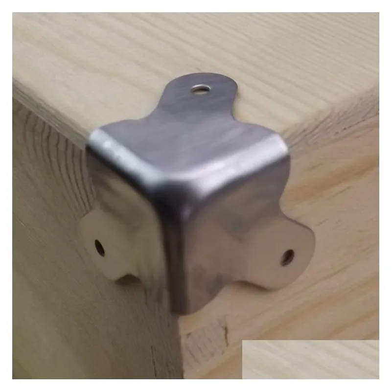 Autres matériaux de construction 31mm Support d'angle en acier inoxydable Boîte à air Lage Bag Matériel Prop O Cabinet Tool Sound Furniture Aluminium Cas Dhrqg