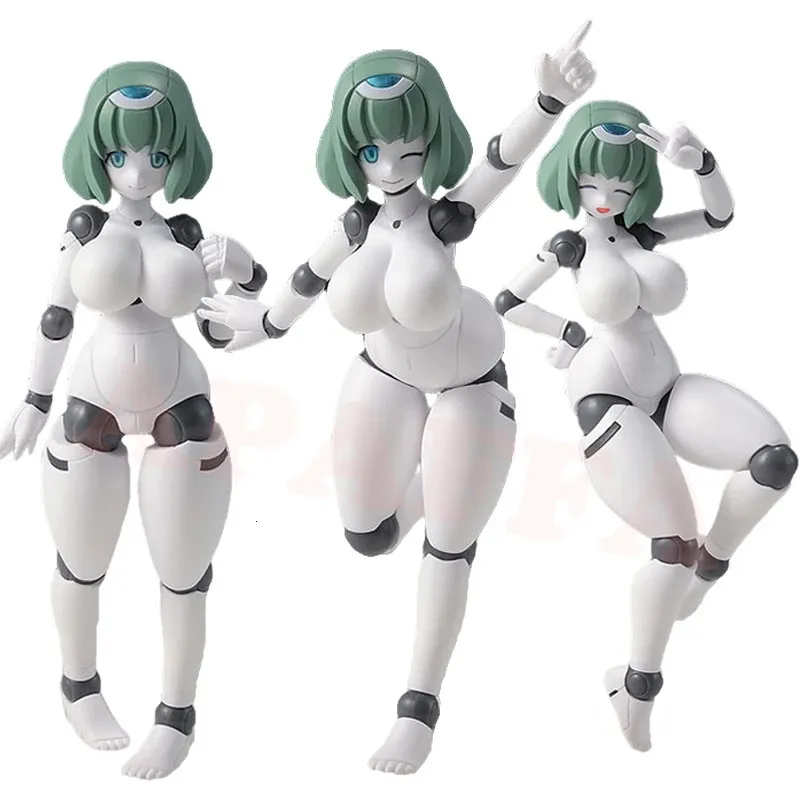 Actiespeelfiguren 13 cm Polynian FLL Janna Anime Girl Figure Robot Neoanthropinae Polynian Action Figure Volwassen verzamelmodel pop speelgoed 231207