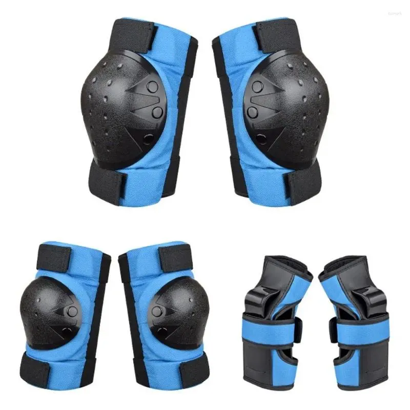 Curved Knee Pads & Thick Wrist Guards Set For Children Ventilated