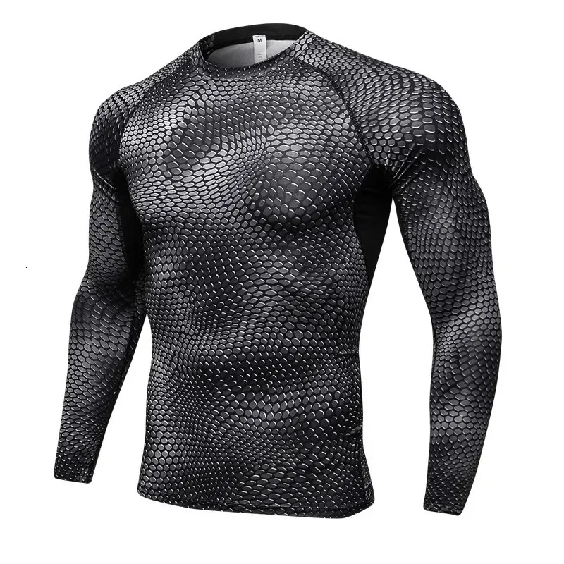 Men's Thermal Underwear Thermal Underwear Men 3D Print Thermo T Shirt Camisa Termica Sports Shirt Quick Dry Underwear Men Pajamas Blouses Calzoncillos 231206