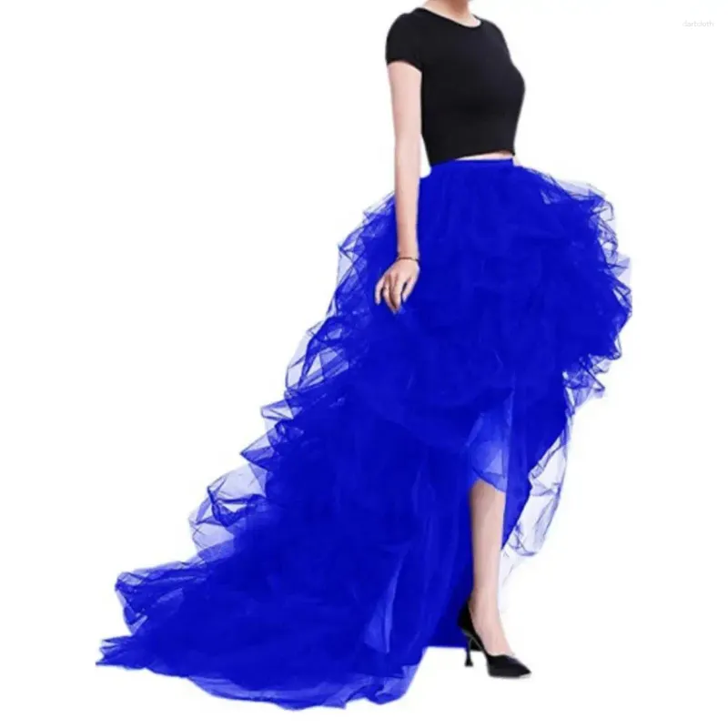 Gonne Gonna da donna bellissima Cintura elastica ampia comoda elegante tulle gonfio maxi sera