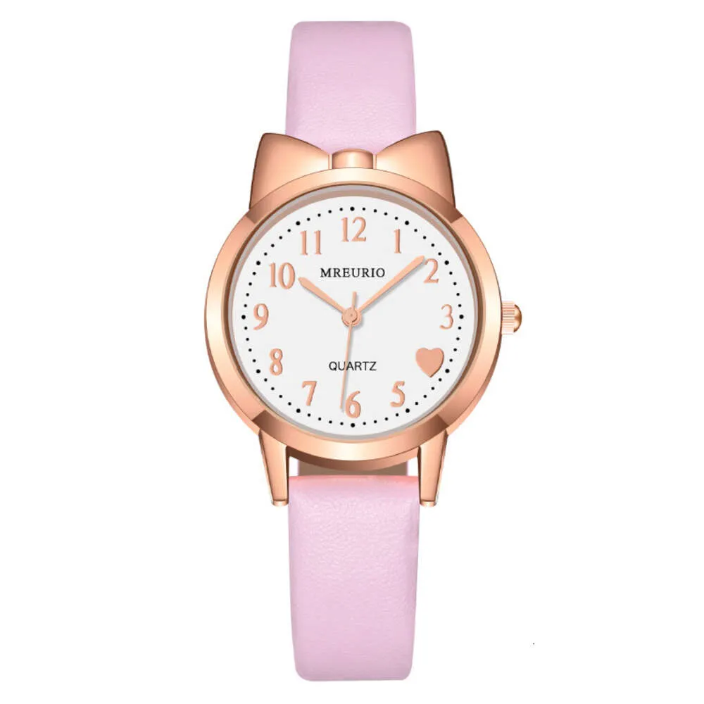 Tiktok Live Bowknot lieben Digital Student's Women's Watch Kindergürtel