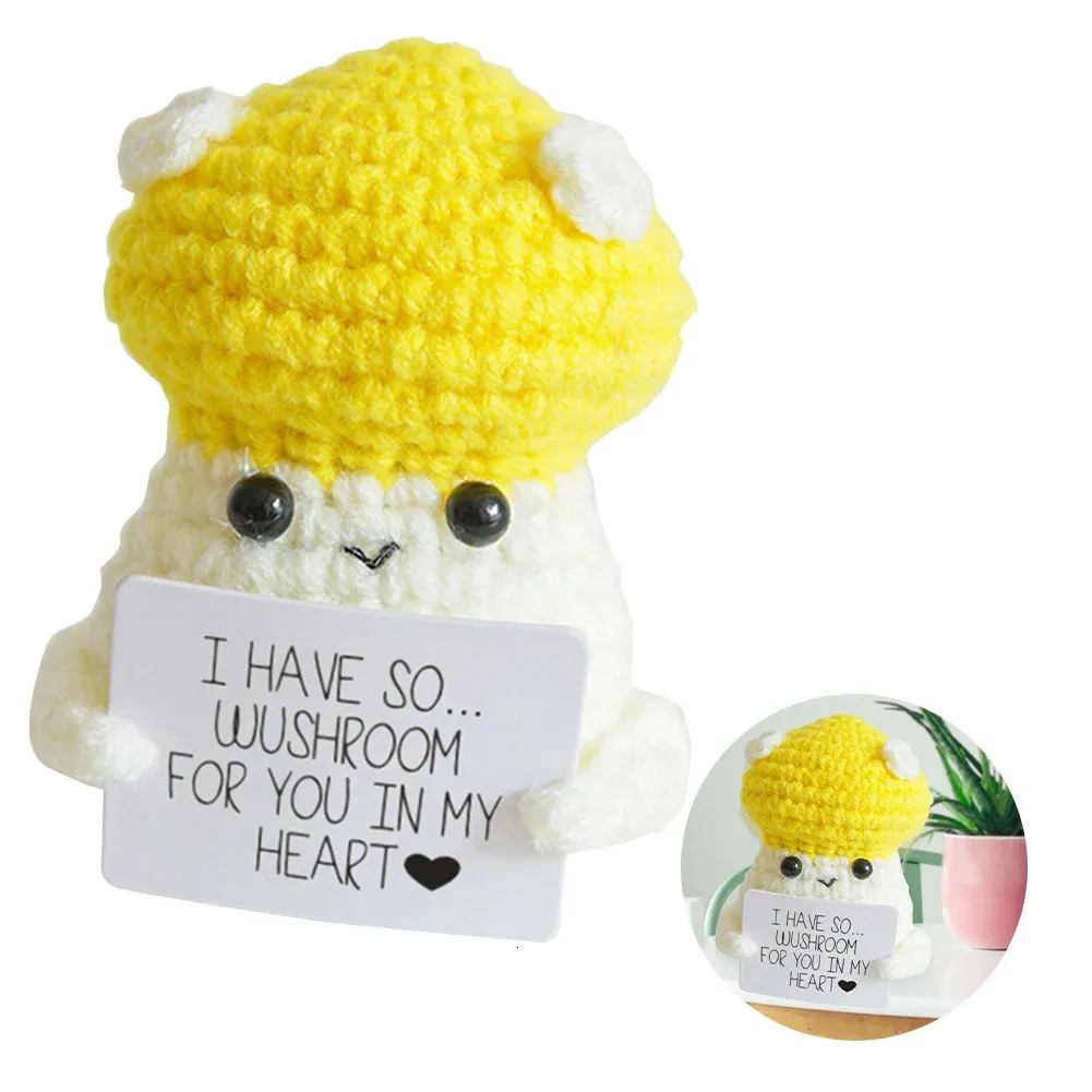Cadeaux de poupée tricotés Poo positifs mignons inspirés de jouets pour le