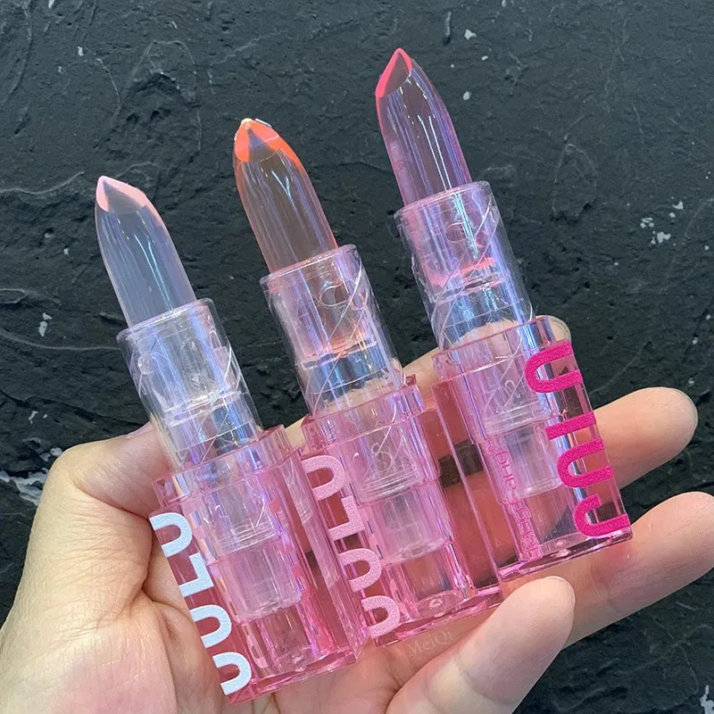 Farbwechsel Lippenpflege-Stift – Wasserfester Lip Balm, ändert Farbe Durch Temperatur & PH-Wert, 3,2 G, Für Weiche Lippen