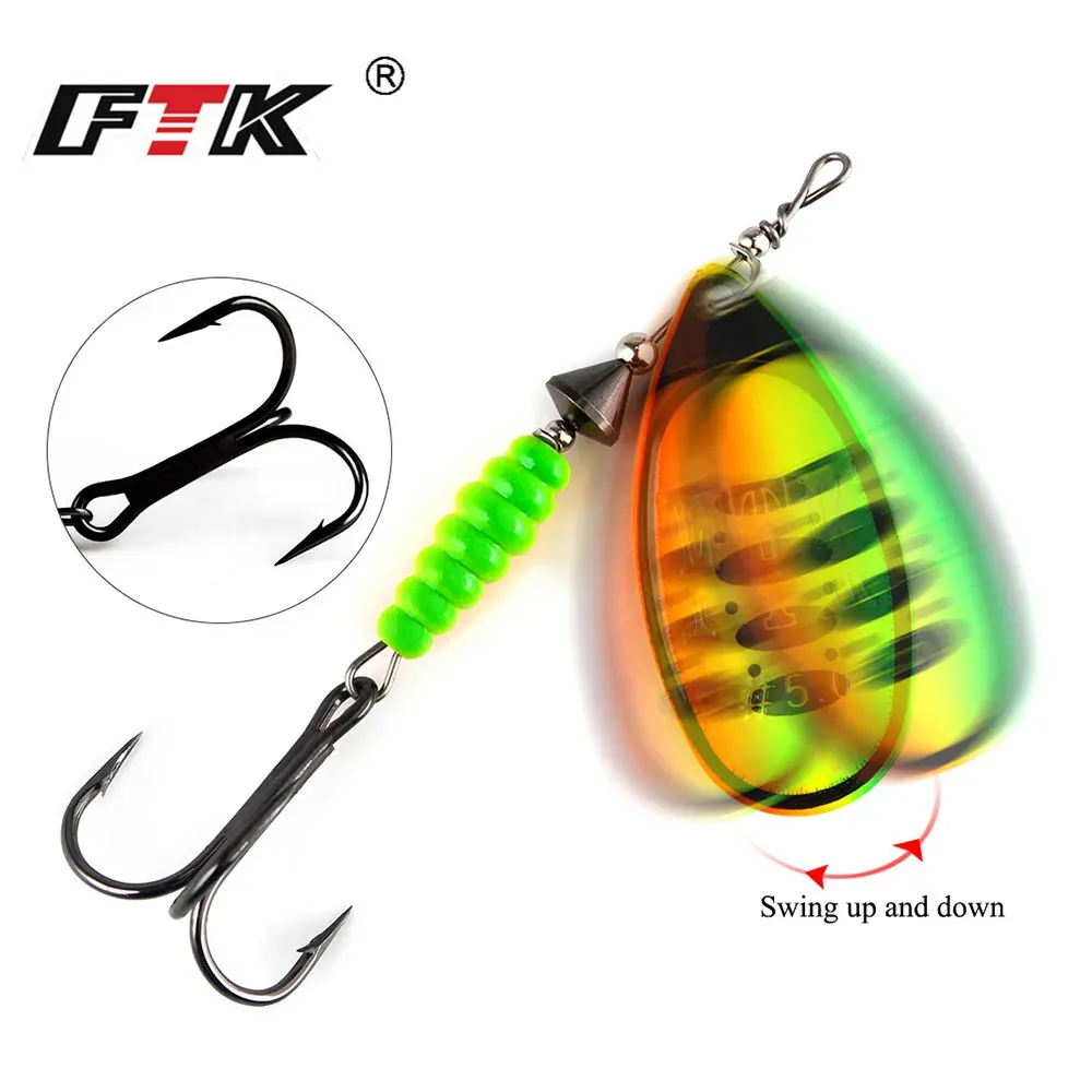 FISH KING Willow Spinner Lure: 84g 147g Copper With Treble Hooks