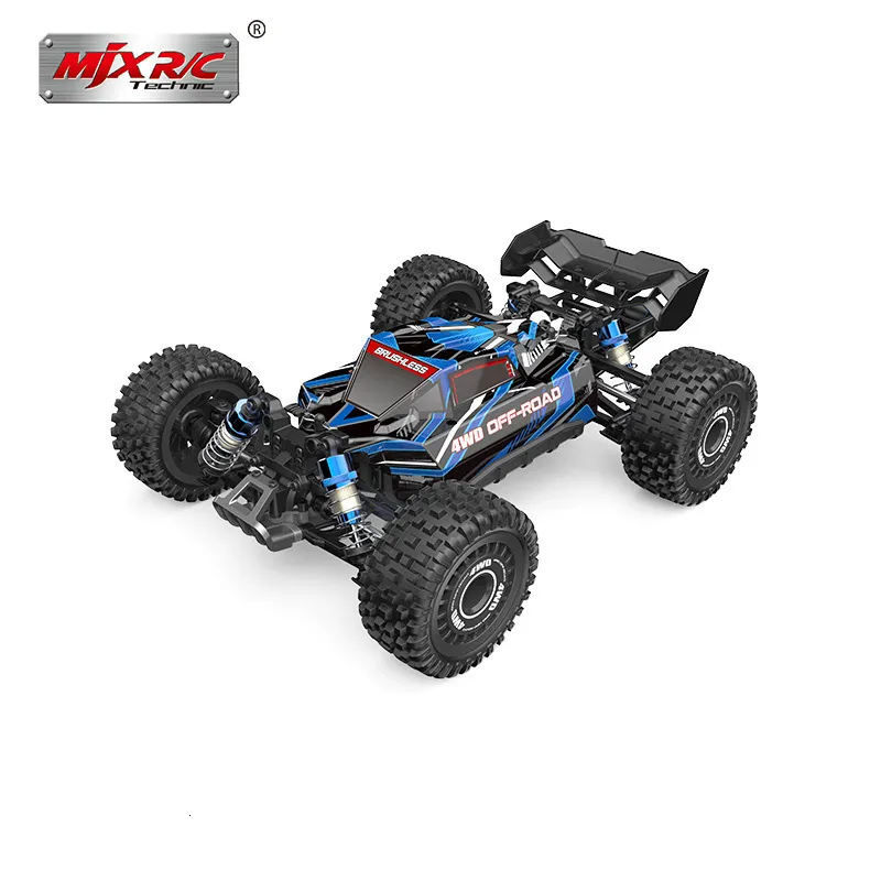 Elektrische RC auto Upgrade Edition MJX 16207 Hyper Go 1 16 Borstelloze RC Hobby 2 4G Afstandsbediening Speelgoedtruck 4WD 70KMH Hoge snelheid off-road buggy 230731