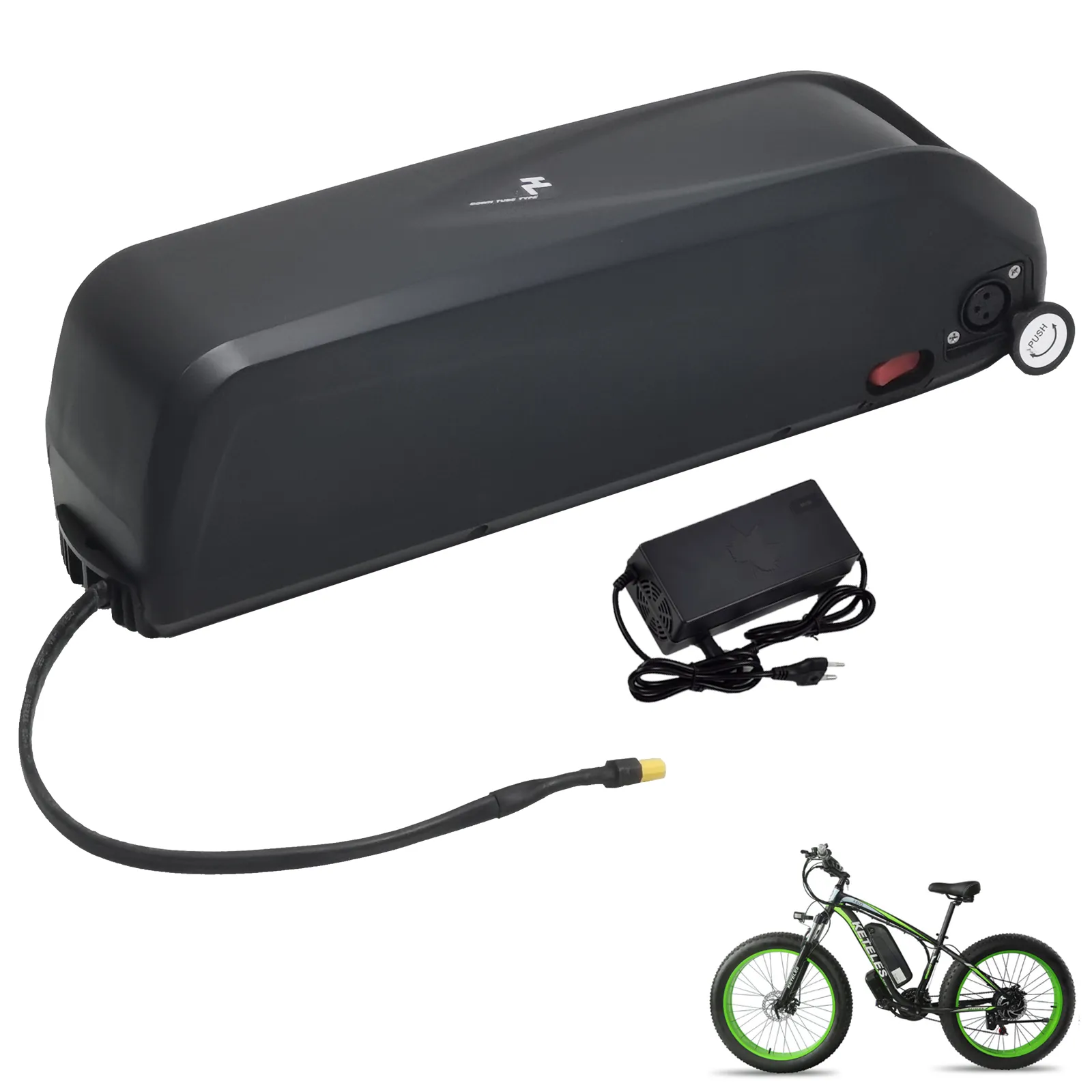 Pacco batteria E-bike Hailong 48V 13ah 17.5AH per bici elettrica 48Volt 1000W-1500W