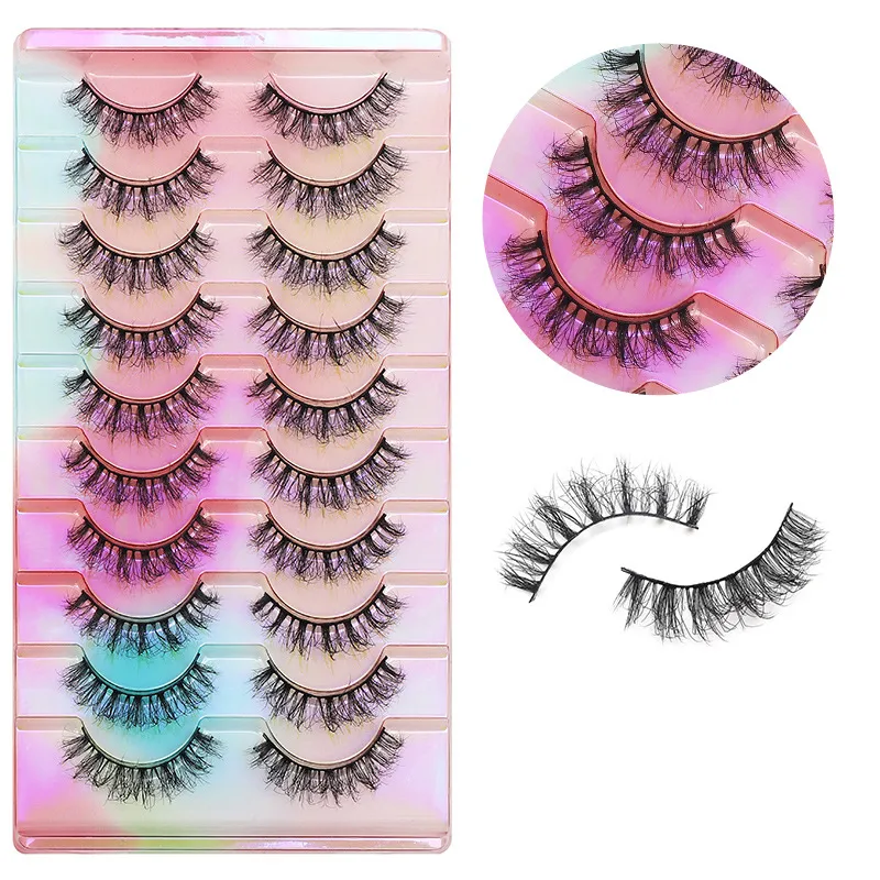 New 3D Mink Lashes Natural Eyelash Dramatic False Eyelashes Faux Cils Makeup Fake Eyelash Extension maquiagem Tools