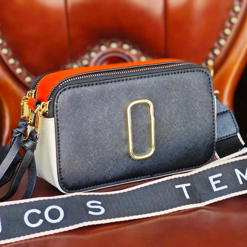 Designertas Crossbody Nieuwe straatfotografie Hoge schoonheid Hot selling Cameratasblok Koele zomer Kleurenblok Schouderriem Enkele schoudertas voor dames Handtas