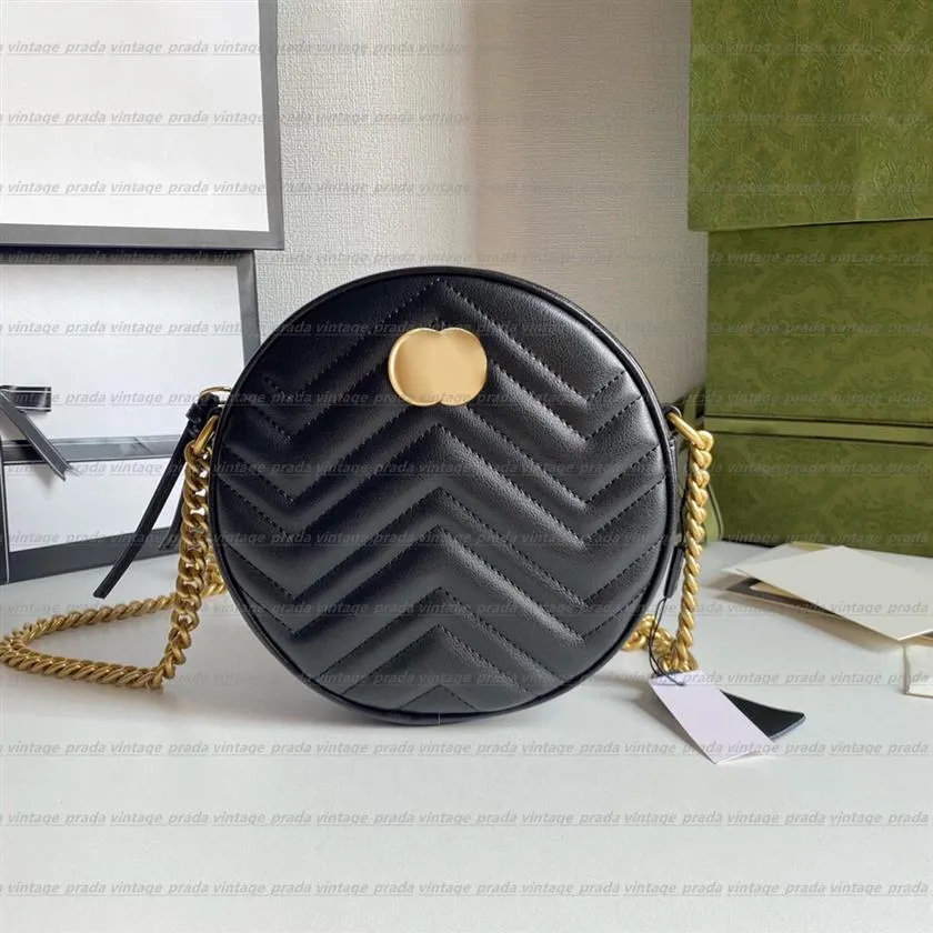 Top-Qualität Damenhandtaschen Geldbörsen Marmont Schulterkupplung Hobo-Taschen Luxus-Designer-Metis-Umhängetasche aus echtem Leder Code Round328s