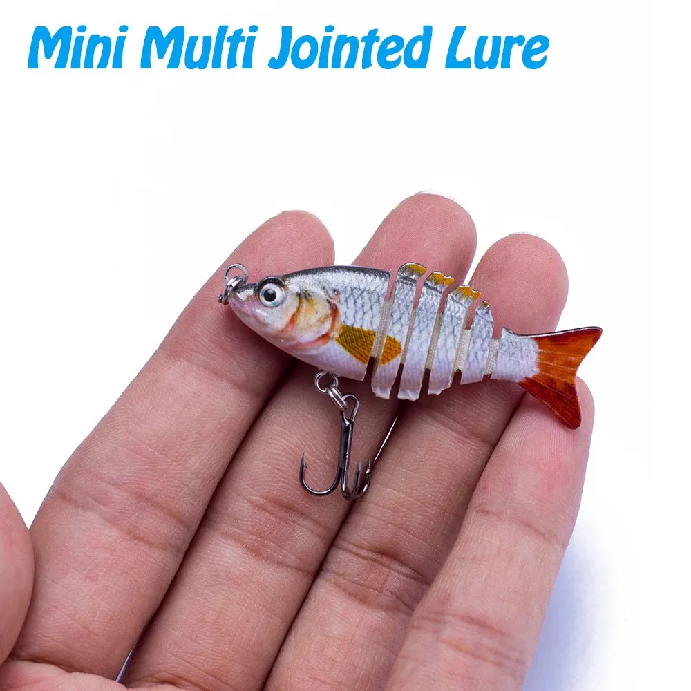 Baits Lures Fishing 1.96 in 2.5g Mini Multi Jointed Swimbait 6 Segments  Flexible Fish Bait Bionic Crankbait Bass Tackle from Dhgate Baits & Lures -  price 21.85