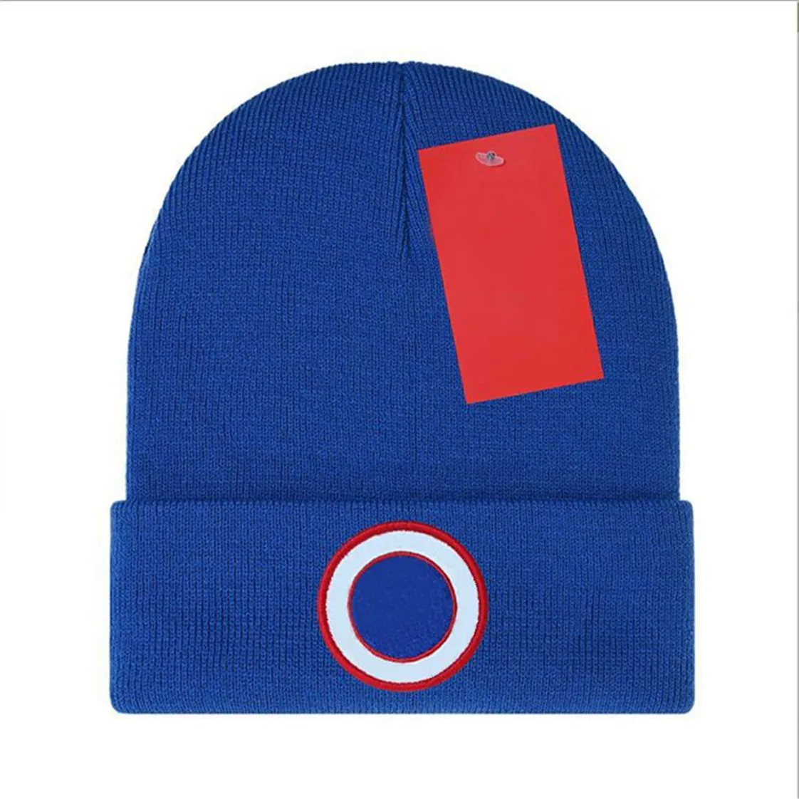 Designer Winter Gebreide Muts Wollen Muts Mannen Vrouwen Grof Gebreid Dik Warm Nepbont Pom Mutsen Hoeden Vrouwelijke Motorkap Beanie Caps 22 Kleuren B-2