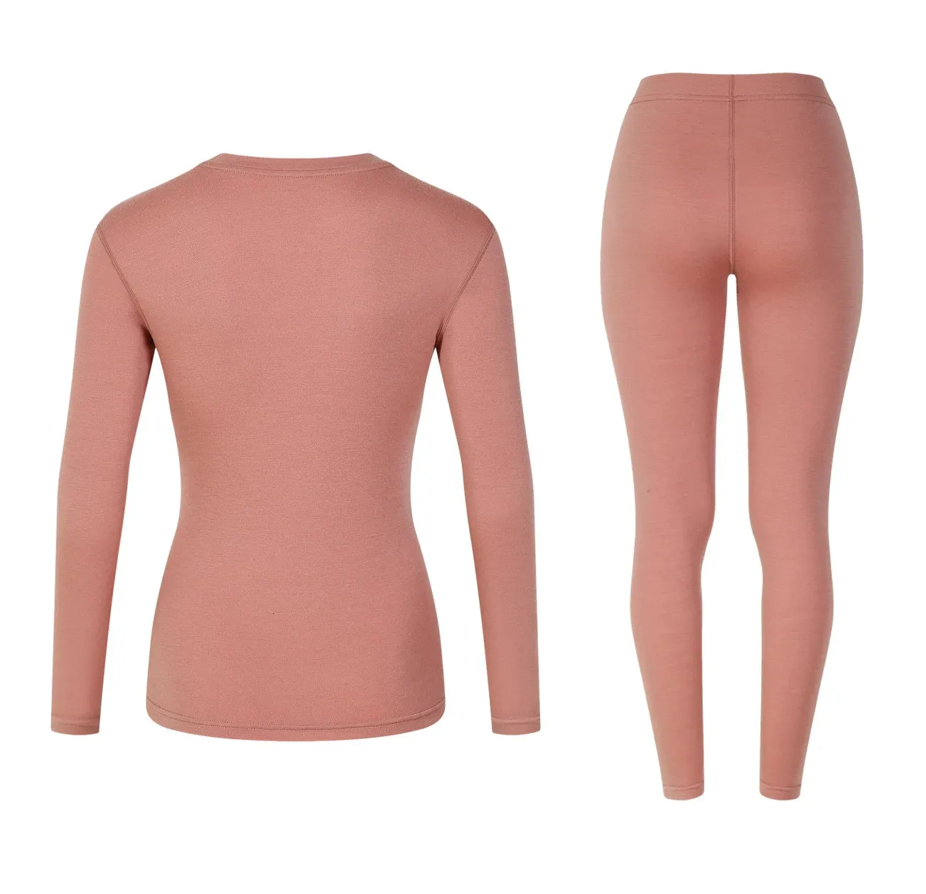 Womens Thermal Underwear 100% Merino Wool Base Layer Womens Set