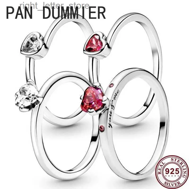 Anillo solitario caliente 925 plata esterlina luz de lujo circón clásico mujer pan anillo boda pareja regalo alta calidad moda encanto joyería YQ231207