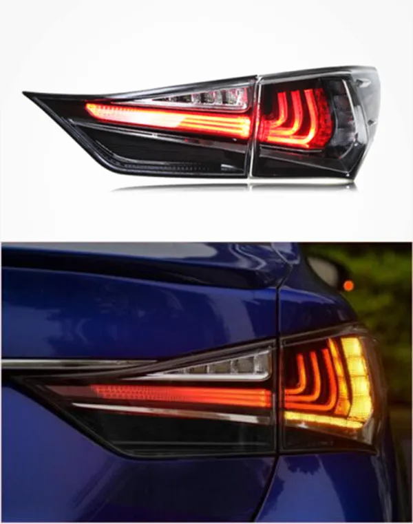 Lexus GS 리어 러닝 리버스 브레이크 Taillight 2012-2020 LED 램프 용 자동차 동적 회전 신호 테일 라이트