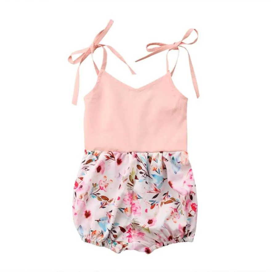 Costume da bagno intero Neonate Costumi da bagno per bambini Fiore Pagliaccetto Tuta Tuta Abbigliamento Abbigliamento Vacanze estive Panno da spiaggia 024m Twop1864480