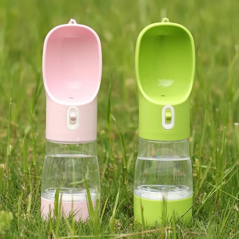 Portable Pet Dog Water Bottle Multifunction Dog Food Water Feeder Drinking Bowl Puppy Cat Water Dispenser Outdoor Travel Pet Products
