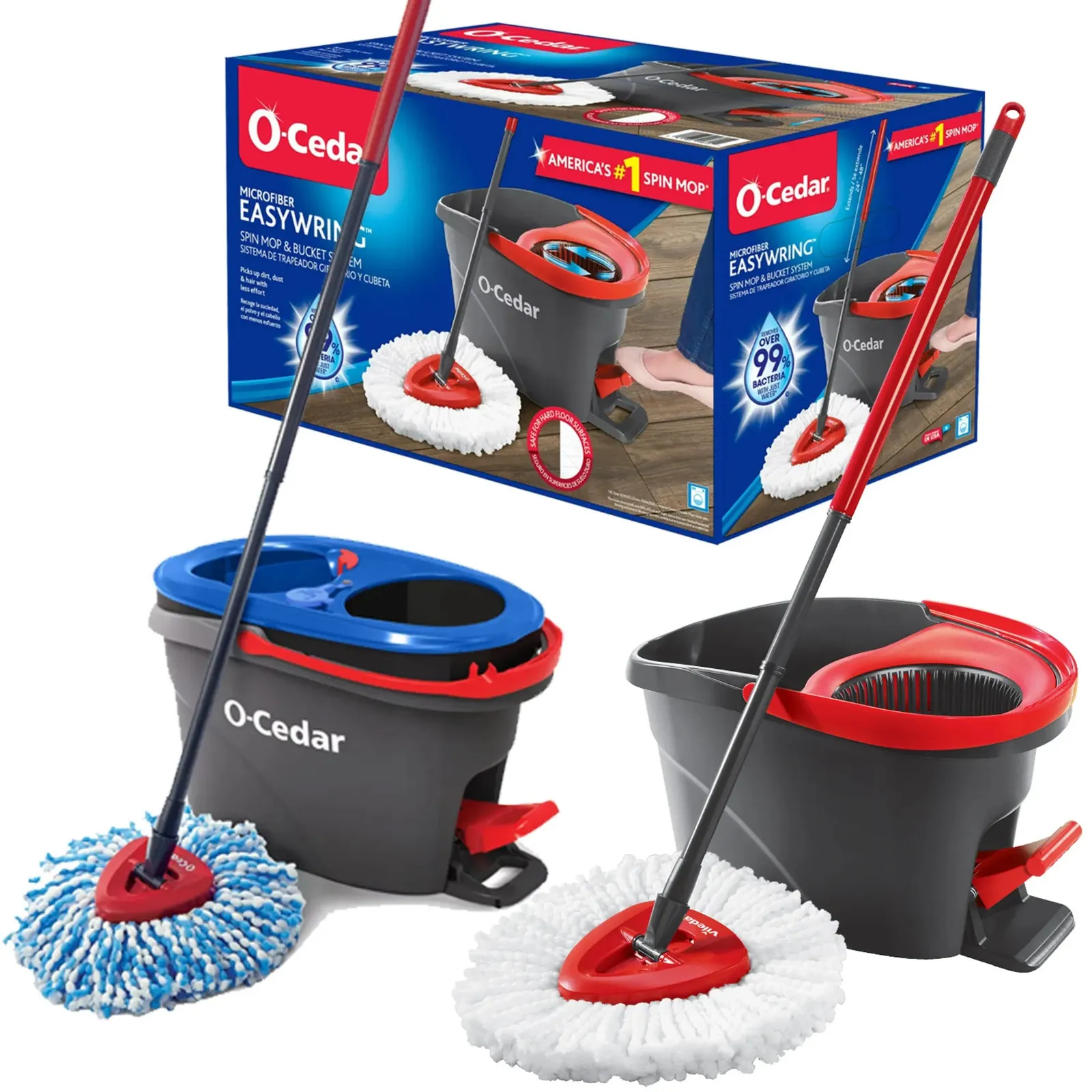Mops Foot activated Pedal Spin Mop Bucket System Hands Free 231206