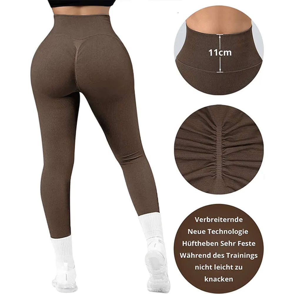 Align Ribed High Waisted Leggings: Seamless Yoga & Fitness Pants For Women  Tummy Control, Running & Training. From Ruluonline24, $5.13