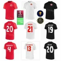 2022 Qatar World Cup 13 HUTCHINSON Soccer Jersey Canada 17 LARIN 19 DAVIES 20 DAVID 9 CAVALLINI 14 KAYE 10 HOILETT 11 BUCHANAN Football LAY9