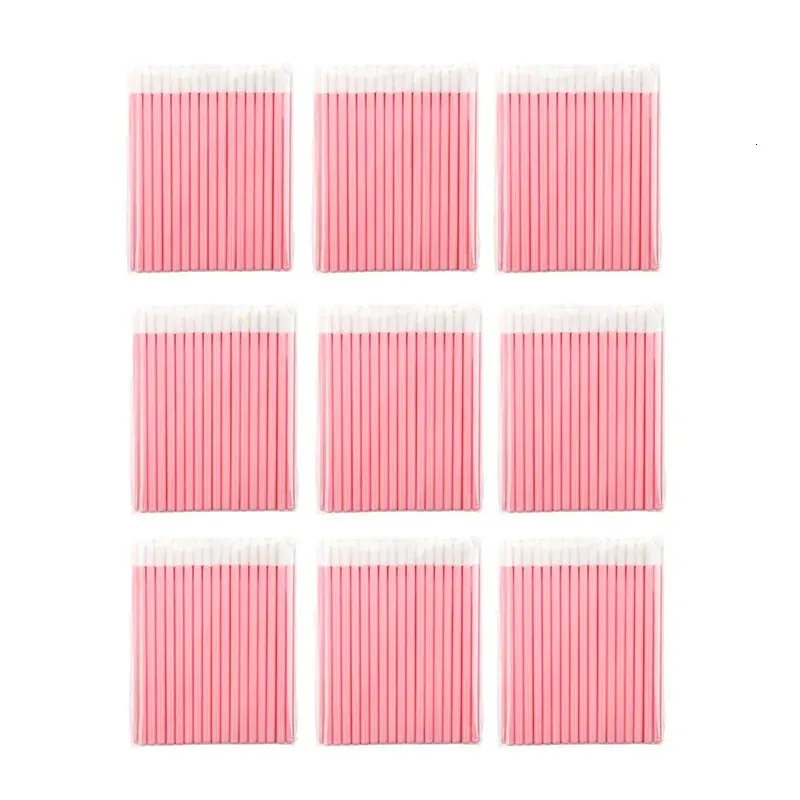 Makeup Brushes 5002000pcs Pink Disponable Lip Brush Full Size Lipsticks Lipbrush Mascara Applicator Lipstick Wands Set Cosmetic Tool 231207