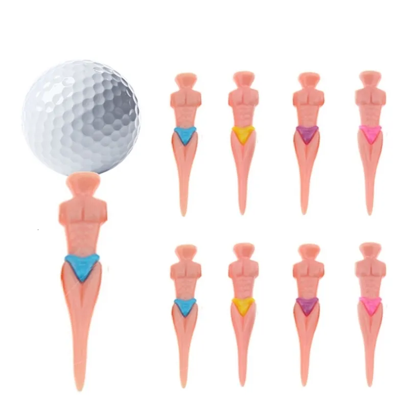 Футболки для гольфа CRESTGOLF, сексуальный размер 70 мм, Muscle Man est Design, пластиковые футболки для гольфа, упаковка 10 шт. 231204