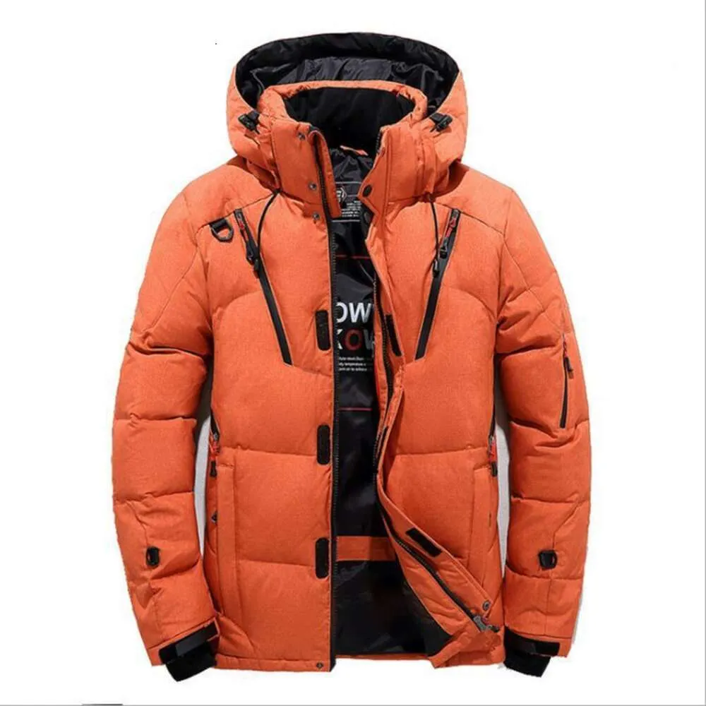 Foreign Down Jacket Men's 2023 New Thicked Warm Cotton Jacket Amazon Popular Cold Proof Goose Down Jacket Wholesale