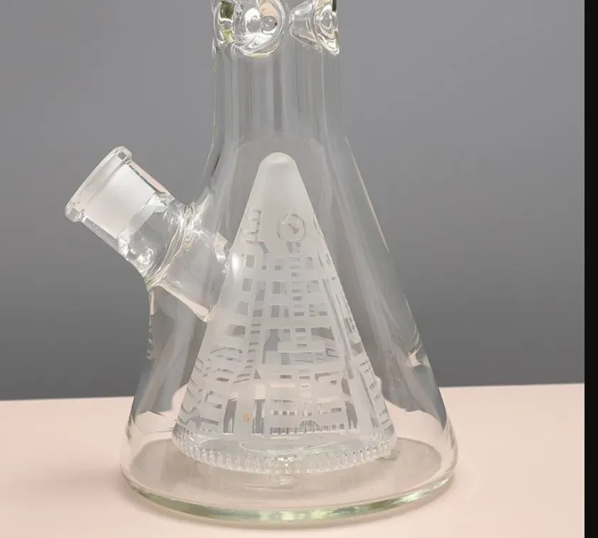 Hookah Glass Bong Water Pipe 2022 Nya 11 i tre färgborstar bongs isfångare tjockt material för borstar zz