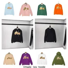 designer sweater smens hoodies palm chao spring and autumn bear suit mens sportswear of angels casual hoody coat baseball collar cotton style 2BHT
