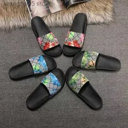 TSM Designer Slippers Rubber Slides Sandal Blooms Green Red White Web Fashion Mens Womens Shoes Beach Flip Flops with Flower Box Topsportmarket Big Size 13 48 T230710