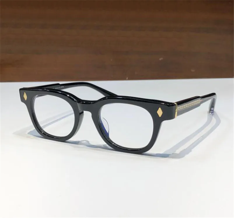Nouveau design de mode lunettes optiques carrées 8204 cadre de planche forme rétro style simple et généreux lunettes haut de gamme avec boîte peut faire des lentilles de prescription