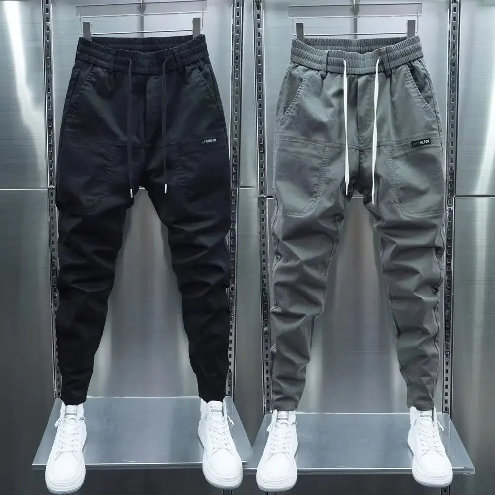 Pantalons pour hommes Cargo Hommes Streetwear Coton Joggers Hip Hop Mode Pantalon de survêtement Mâle Casual Harem Pantalon Été Harajuku Femmes 231206