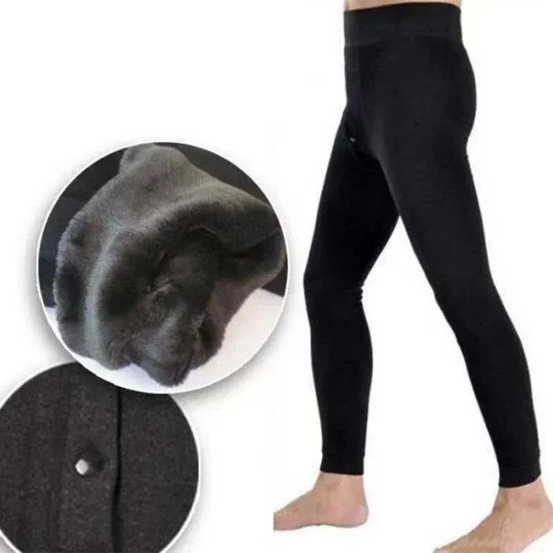 Mens Winter Thermal Pants: Warm Wool, Thickened & Elastic Leggings For  Winter Wear From Piao04, $10.85