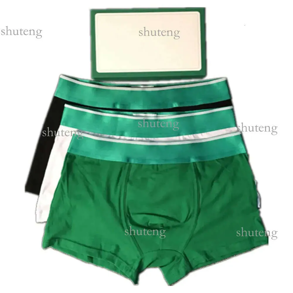 Boxers pour hommes Shorts verts culottes caleçons boxeurs coton mode 7 couleurs sous-vêtements envoyés au hasard choix multiples vente en gros envoyer 668 2rs