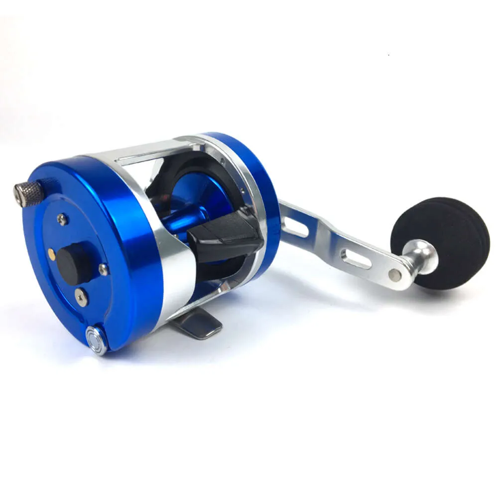 Nieuwe Vliegvissen Reels2 Beter Leider Trolling Visserij-reel Rechterhand Ronde Baitcasting Reel Trommelmolen Max Drag 12kg Voor Zoutwater Zeevissen