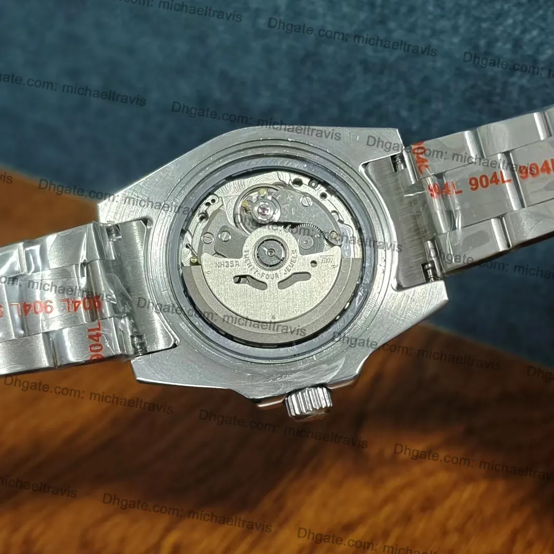 RollsTimi Orologio Automatico Uomo NH35A - Cassa Acciaio 38,6mm, Vetro Zaffiro, Impermeabile 100m, Cinturino Metallico - Regalo Elegante