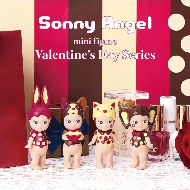 Sonny – boîte aveugle ange couché, décor d'ordinateur, accessoires de  téléphone, figurines Anime, jouets, mignon Hippers, boîte Surprise