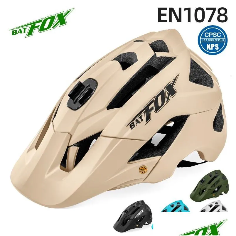 Batfox Helmet Cycling Men's Bicycle Helmet Mtb Casco Bicicleta